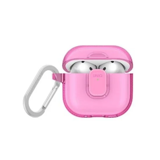 Uniq Glase Pro Airpods 4Th Gen Lock Case - Candy Pink
